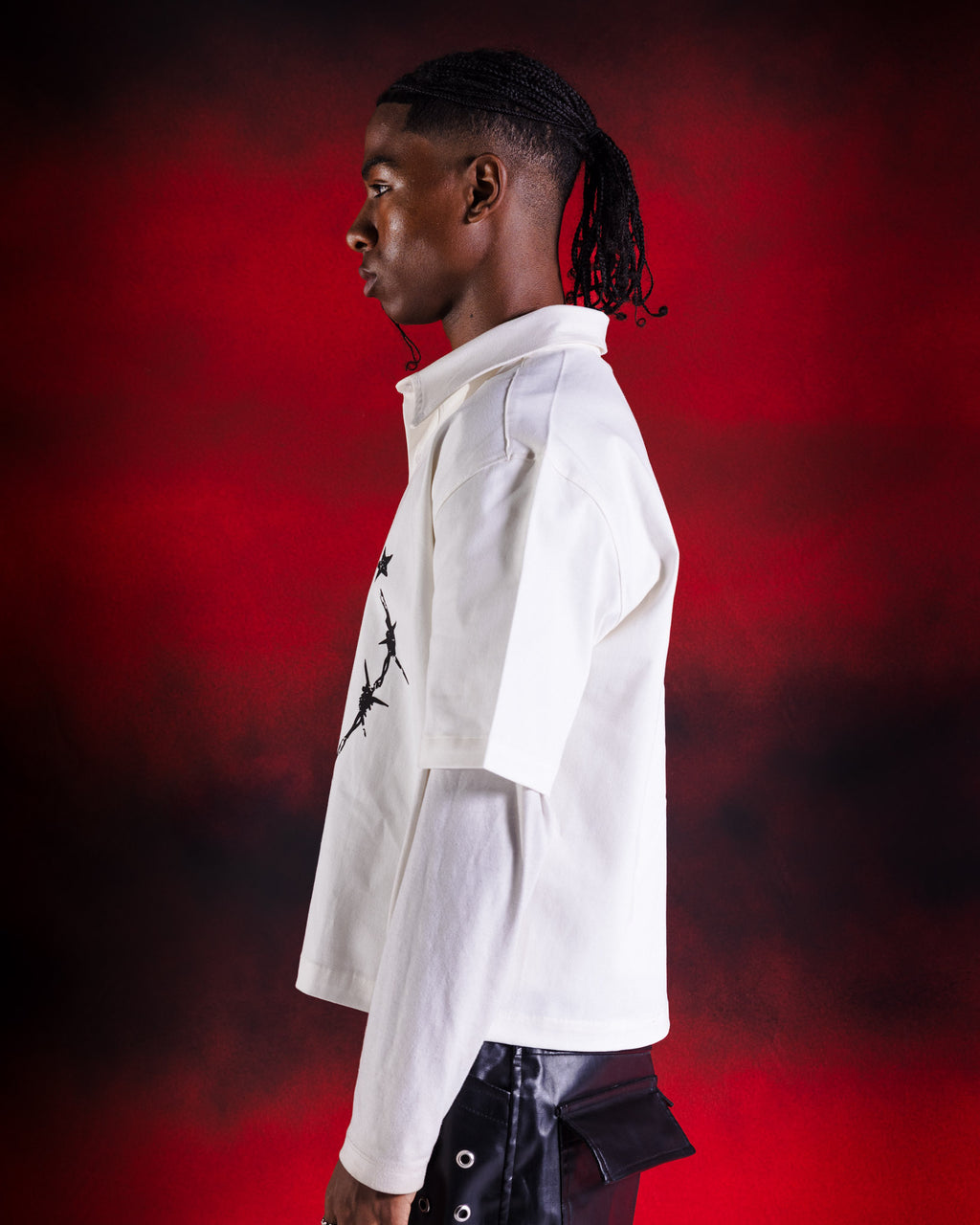 Endless loop boxy shirt