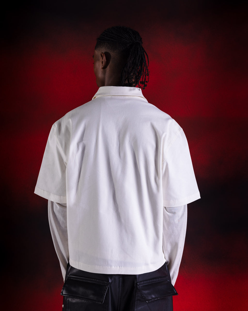 Endless loop boxy shirt