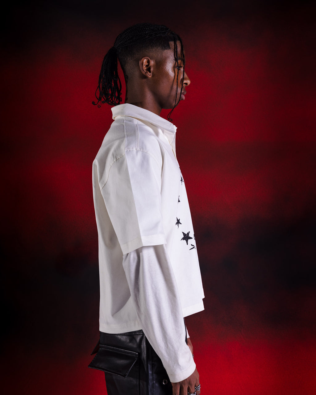 Endless loop boxy shirt
