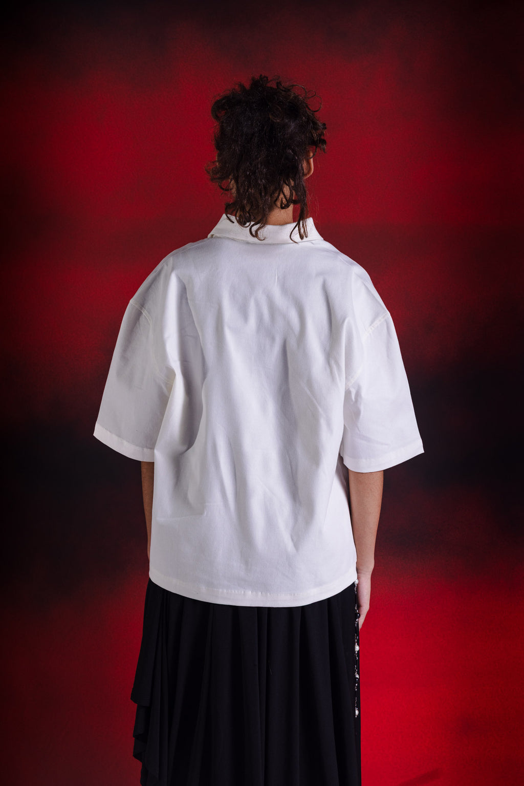 Endless loop boxy shirt